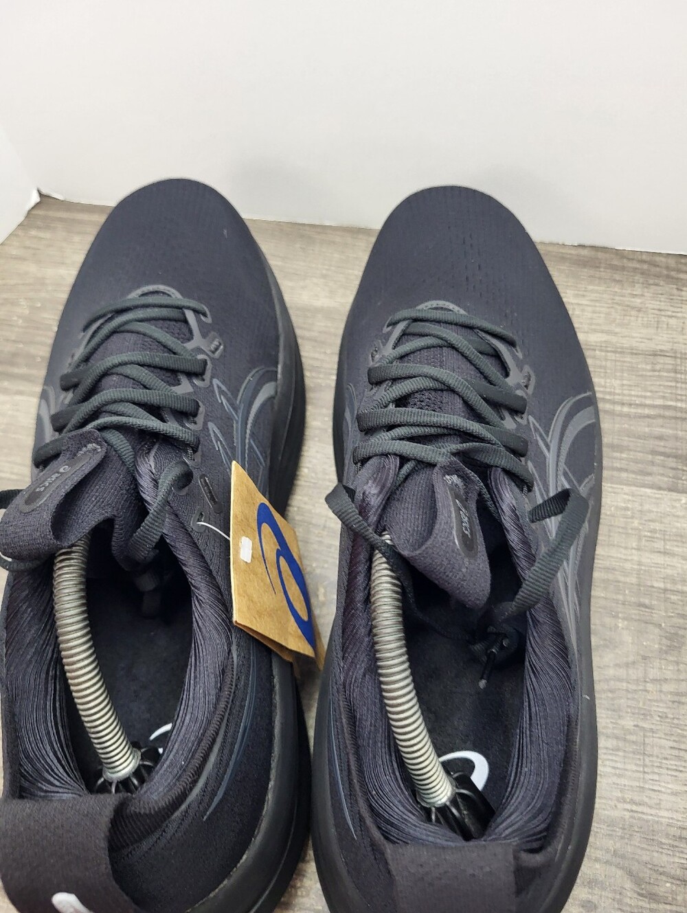 Asics Gel-Nimbus 28 Triple Black Mens Size 11 Extra Wide Running Shoes New - Picture 5 of 8